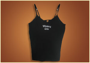 Whiskey Grin Ladies Black Tank